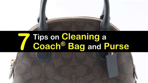 how to clean coach purses